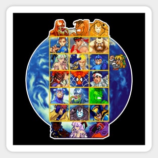 Character Select MVC 1 Sticker